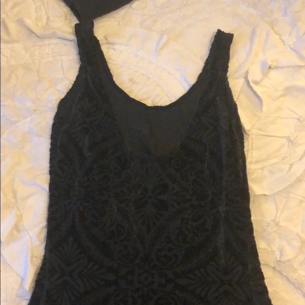 Black milk burned velvet maxi dress